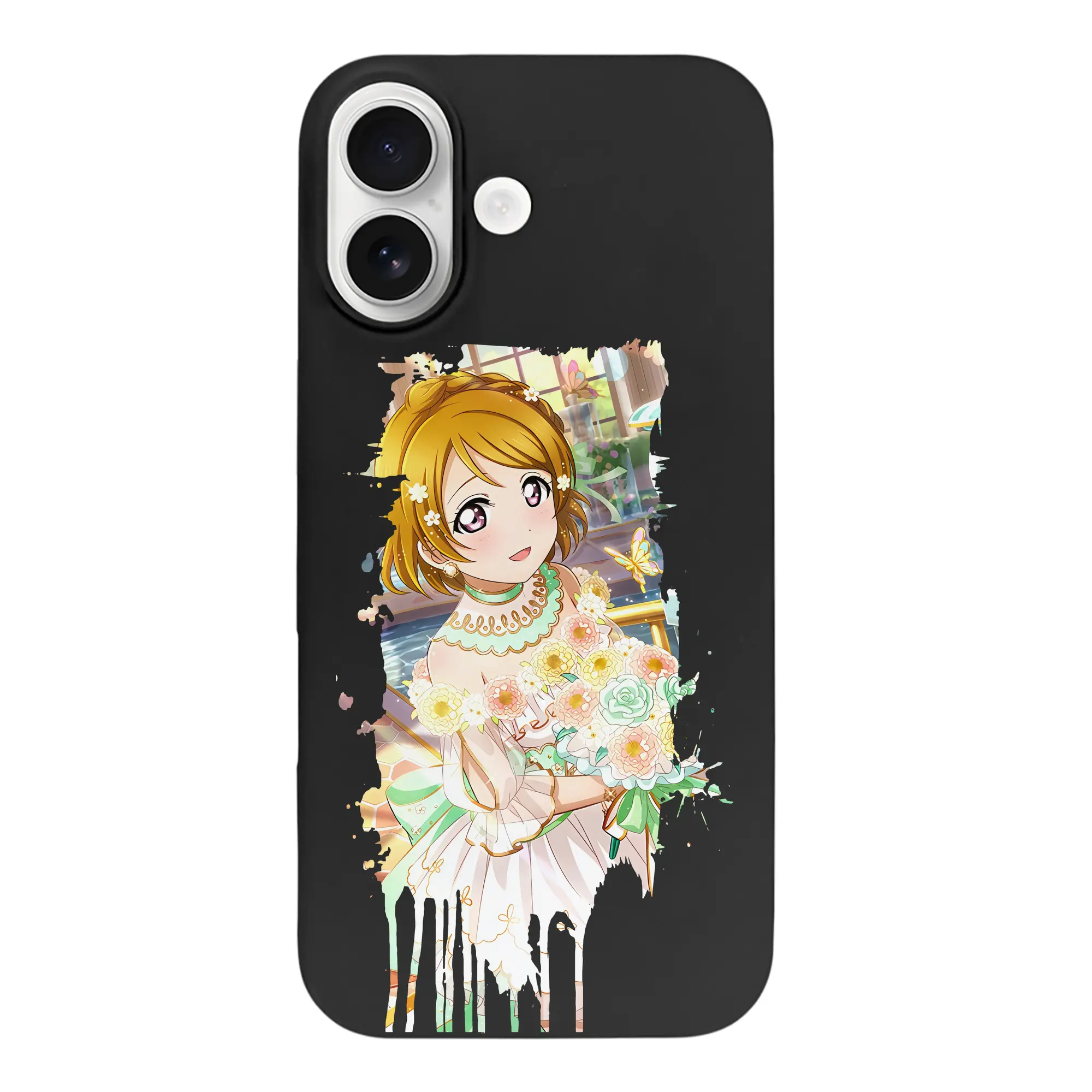Love Live! グッズ,小泉花陽 - iPhone 17 シリーズ シリコンケース 薄型 耐衝撃 指紋防止 ソフトタッチカバー 精密フィット 傷防止 保護ケース iPhone 17/17 Air/17 Pro/17 Pro Max 対応